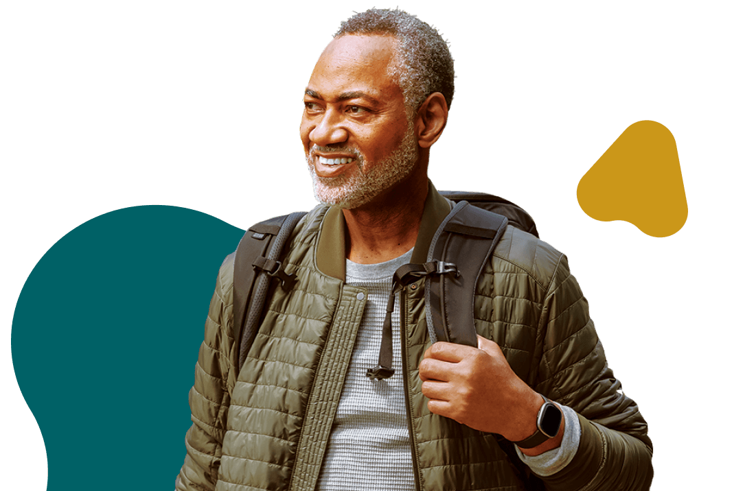 Woman in a yoga pose